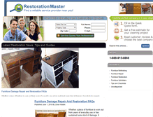 Tablet Screenshot of furniture-restoration-blog.com